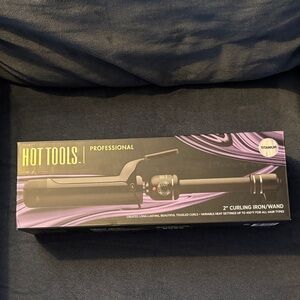 Hot Tools Professional 2" Curling Iron Wand - Black-Brand new in box